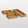 Kit contenitori di legno bassi 500-600 Extendo