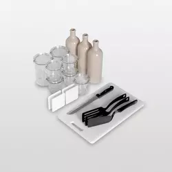 Decoration set for Pinello Board, Kitchen Tower or Junior