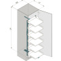 Extension d'armoire haute Pleno Standard 1900 Libell
