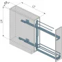 Towel rail extension No. 15 Arena Style