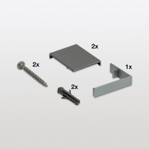 Befestigungsmaterial zu Aluminiumprofil Linero MosaiQ grau