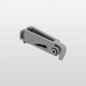Top-front latch receiver for tubular frame Hochschrank Standard